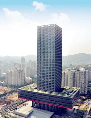 深圳证券交易所营运中心 世界最大空中花园亮