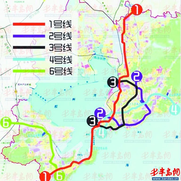 青岛地铁1号线跨海段今环评公示长约33公里