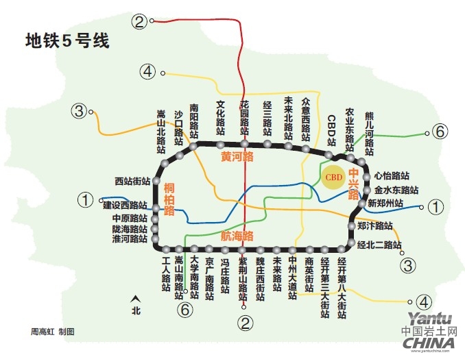 24日,记者从郑州市轨道交通建设办公室了解到,地铁3号线一期工程和5号