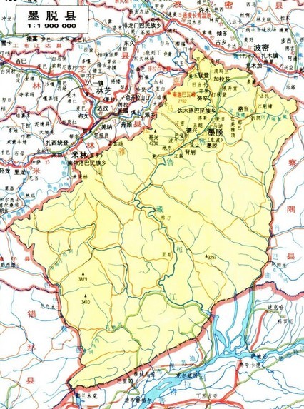 西藏墨脱公路全线竣工