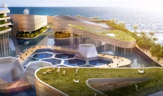 中国欲打造水上漂浮城市面积约10平方公里