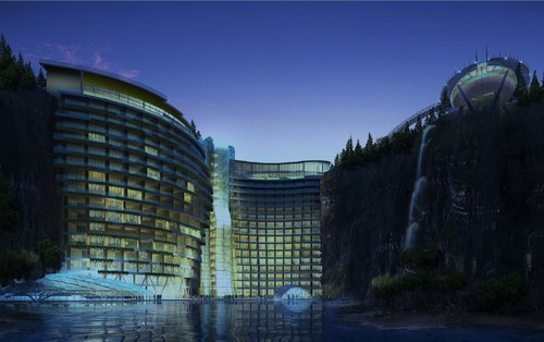 2006年立项时,深坑酒店作为一个世界性的建筑难题,无论在地下空间的