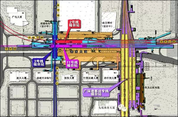 周围高楼林立广州南站建"全国最大"地下城深圳有亚洲最大地下火车站