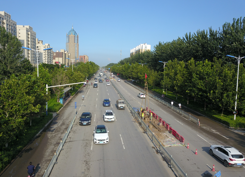 菏泽首条快速路工程开始勘察!高铁站广场综合体即将开挖土方