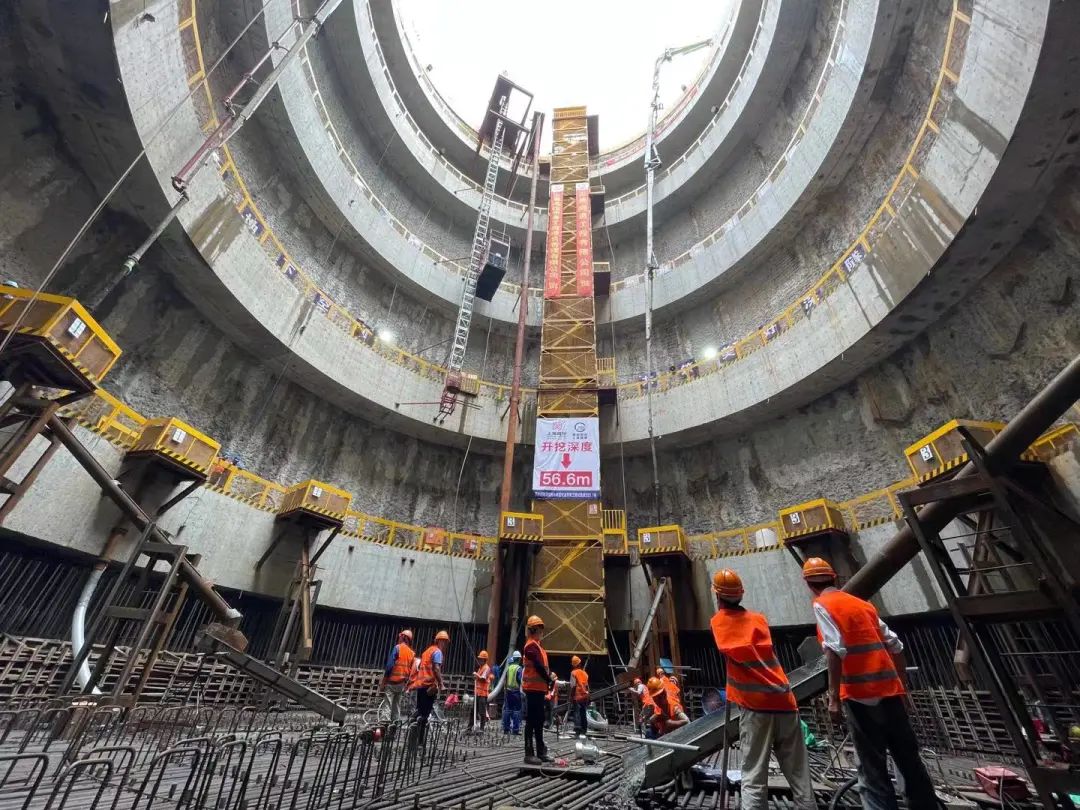持续优化,"深"益求精——上海苏州河深隧工程试验段苗圃超深竖井顺利