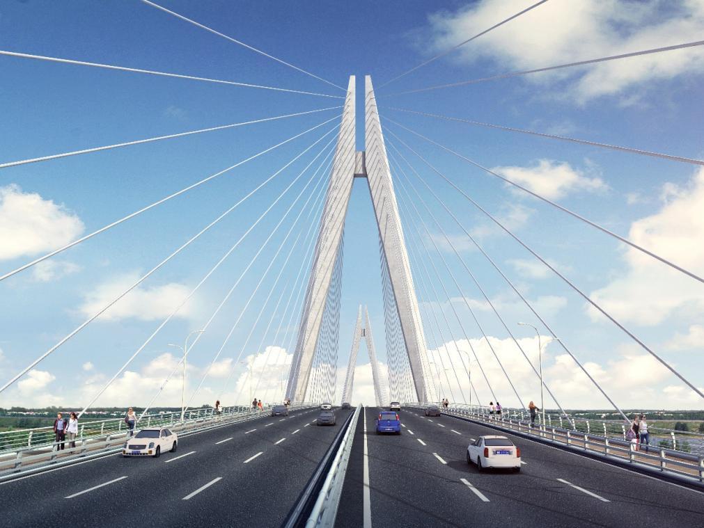 东津黄河大桥134米主塔封顶 黄河三角洲将再添跨河大通道-岩土在线